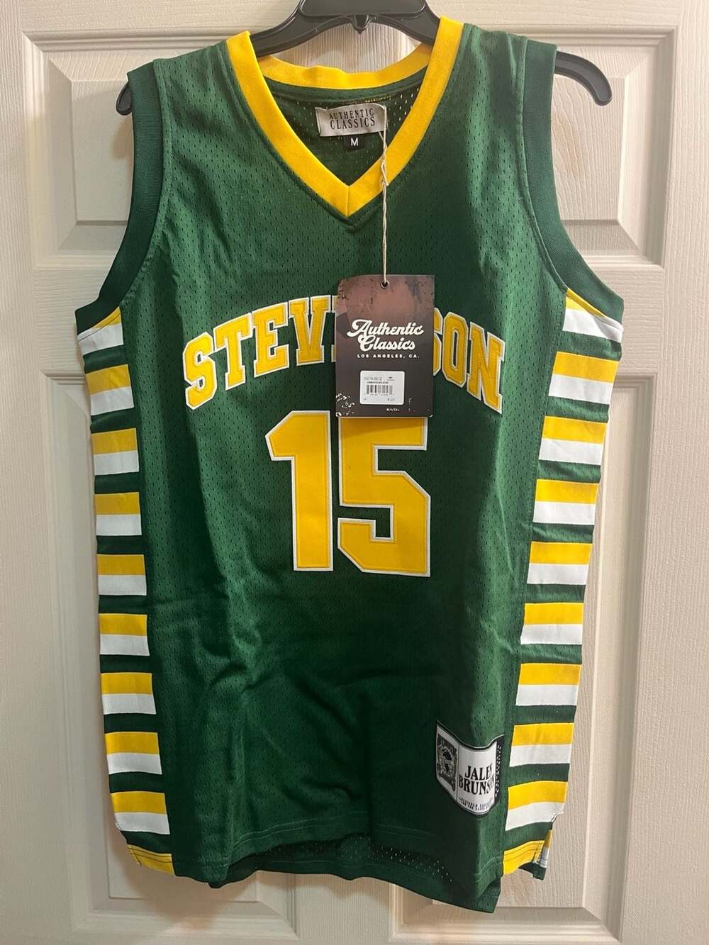 Authentic Classics Jalen Brunson #15 Stevenson High School Basketball Jersey
